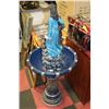 Image 2 : LARGE CERAMIC PAINTED FOUNTAIN WITH GIRL STATUE