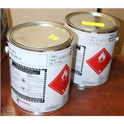 TWO 3.7 LITRE PAILS OF PAINT