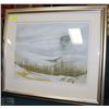 Image 1 : FRAMED PICTURE 1987 SIGNED BY RICHARD DICKSON