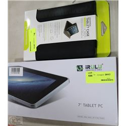 NEW IRULU 7" TABLET PC WITH UNIVERSAL CASE