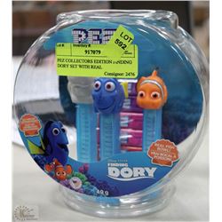 PEZ COLLECTORS EDITION FINDING DORY SET WITH REAL