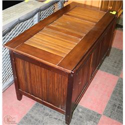 19" X 40" X 20"H WOOD STORAGE CHEST