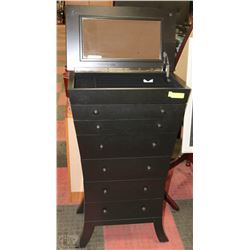 WOOD FLOOR STANDING 6-DRAWER