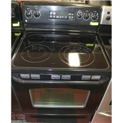 GE CERAMIC TOP STOVE 30" 5 BURNER SELF CLEAN