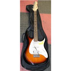 PEAVEY ELECTRIC GUITAR SUNBURST WITH BAG CASE