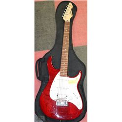 PEAVEY ELECTRIC GUITAR RAPTOR-PLUS EXP RED WITH
