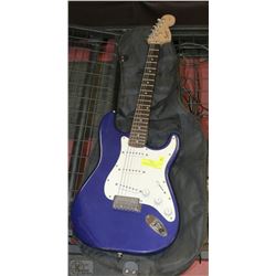 SQUIER BY FENDER ELECTRIC GUITAR STRAT PURPLE IN