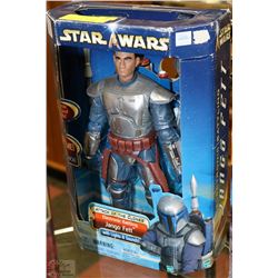 STARWARS JANGO FETT WITH LIGHTS AND SOUND FIGURINE