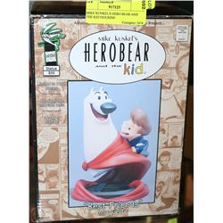 MIKE KUNKEL'S HERO BEAR AND THE KID FIGURINE