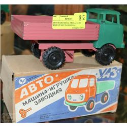 ABTO RARE METAL TRUCK WITH WIND UP KEY IN ORIGINAL