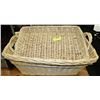 Image 1 : SET OF 3 LARGE WOVEN BASKETS