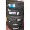 Image 1 : STACK OF 5 ASSORTED NEW TIRES