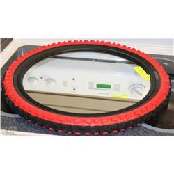 20" FOLK ART BIKE TIRE MIRROR