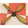 Image 1 : METAL AIRPLANE PROPELLER REPLICA WALL DÉCOR (31")