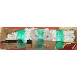 6.5 PRE-LIT WHITE  COLORADO PINE WITH BLUE LIGHTS(