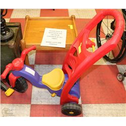 FISHERPRICE KIDS PUSH PEDAL BIKE