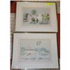 Image 1 : LOT OF 2 FRAMED BEACH PRINTS 18"X14"