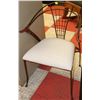 Image 1 : METAL CHAIR WITH OFF WHITE CUSHION