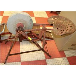 SITTING GRINDING WHEEL WITH TRACTOR SEAT