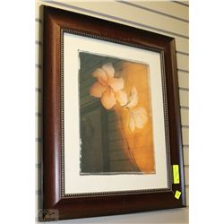FLORAL PICTURE FRAMED