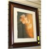 Image 1 : FLORAL PICTURE FRAMED