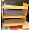 Image 1 : 3 SHELF WOODEN LIBRARY CART