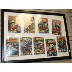 FRAMED COLLECTION OF 9 VINTAGE