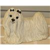 Image 1 : 1987 ORIGINAL SANDICAST MALTESE DOG (8.5" LONG)