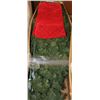 Image 1 : BARCONANA 7FT FIR CHRISTMAS TREE WITH TREE SKIRT
