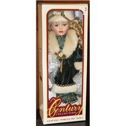 NEW IN BOX CENTURY COLLECTION PORCELAIN DOLL