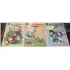 THREE SILVER AGE WALT DISNEY COMIC BOOKS
