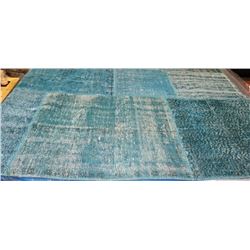 NEW IKEA SILKEBORG BLUE RUG MADE OF WOOL