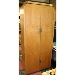 BIRDSEYE MAPLE ARMOIRE