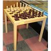 CHESS BOARD TABLE WITH ALL PIECES
