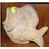 Image 1 : LARGE CERAMIC FISH PLANT HOLDER 15" X 12"
