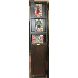 ESPRESSO COLOR ADJUSTABLE SHELVING UNIT