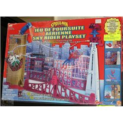 SPIDERMAN SKY RIDER PLAYSET WITH OVER 10 EXCITING