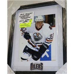 ALES HEMSKY GUARANTEED AUTHENTIC AUTOGRAPH FRAMED