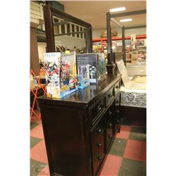 ESPRESSO COLOR BEDROOM SET INCL QUEEN CANOPY BED