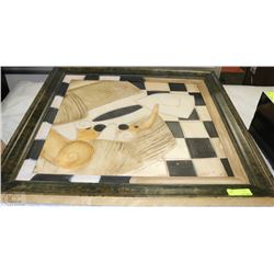 SHOWHOME ABSTRACT FRAMED PICTURE