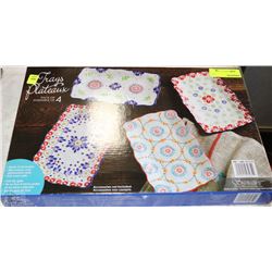 PK OF 4 SERVING DISHES