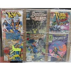 DISPLAY W/6  #1 AND #2 MARVEL