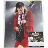 Image 1 : ANGUS YOUNG AC/DC  8"X10" SIGNED PICTURE WITH