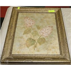 CANVAS WITH HEAVY FRAME PICTURE 21"X26"