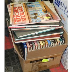 BOX OF MOSTLY HOME IMPROVEMENT BOOKS