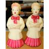 Image 1 : VINTAGE WOOLWORTH CHOIR PAIR GIRL CANDLES