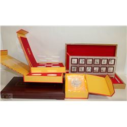 COLLECTION OF 5 ASSORTED CHINESE COIN SETS