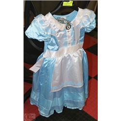 ALICE IN WONDERLAND COSTUME SZ9/10 WITH TIARA