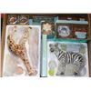 Image 1 : XL FLAT OF PARTYLITE GIRAFFE,ZEBRA VOTIVE CANDLES,