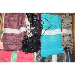 XL FLAT OF NEW SAREES ,ASSORTED COLOURS,LADIES